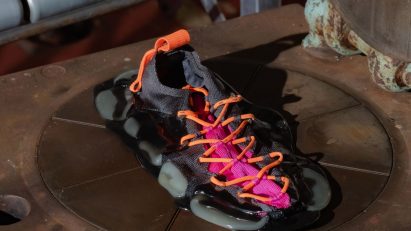 Nike ISPA trainer at Milan design week
