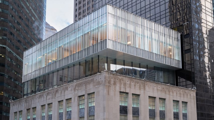 OMA Tiffany New York addition