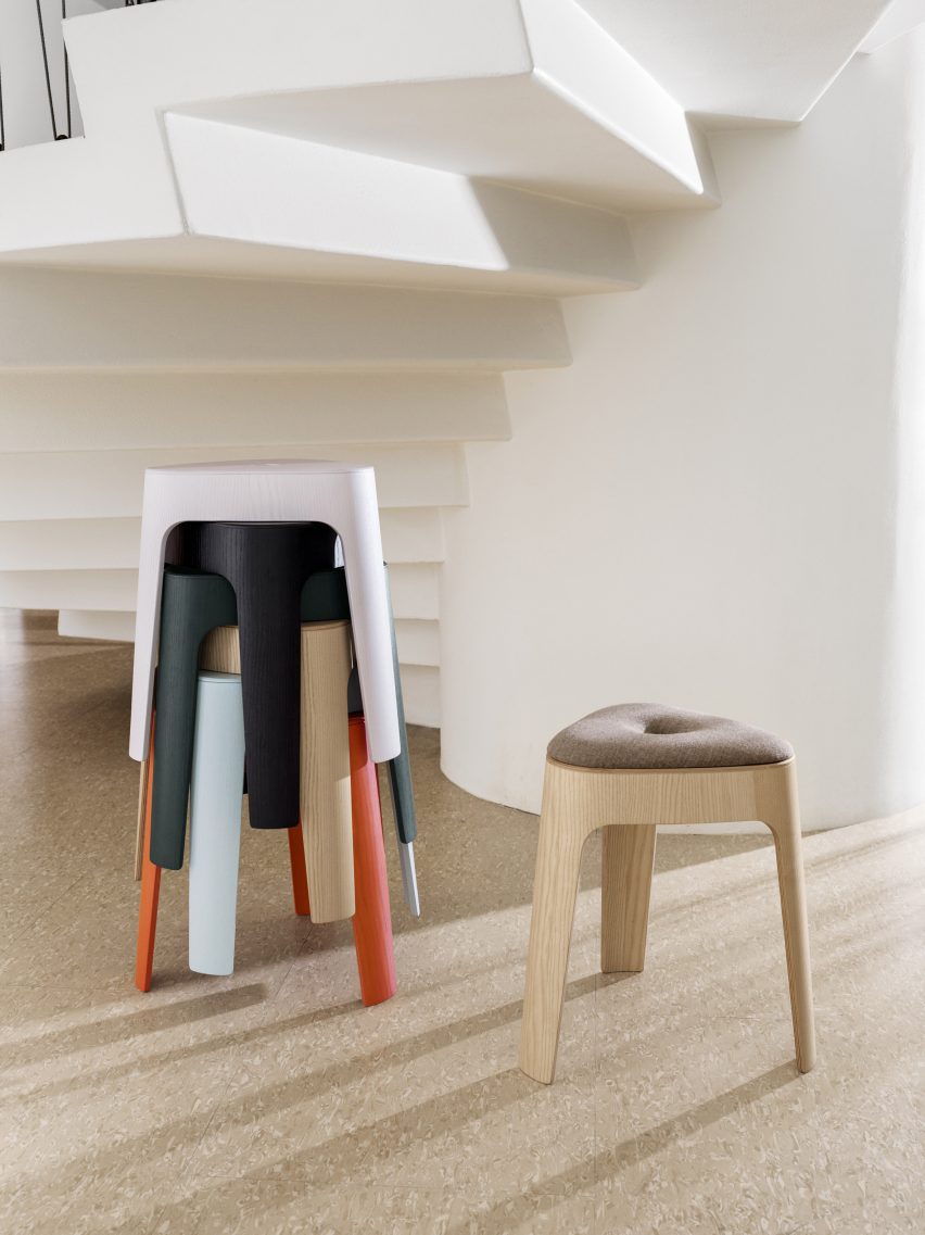 Photo of the wooden stool