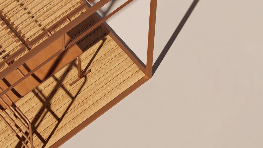 Detail view of Out-Fit by Studio Adolini for Ethimo