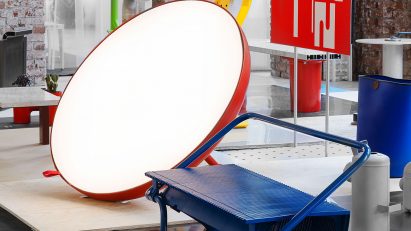 Objects on display at the Junkyard Diving exhibition at Milan design week