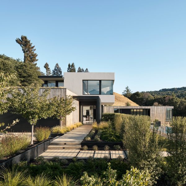 Cement and Wood house exterior