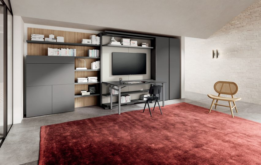 Rotating bed by Resource Furniture
