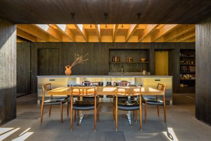 Open-plan kitchen of Rain Harvest Home