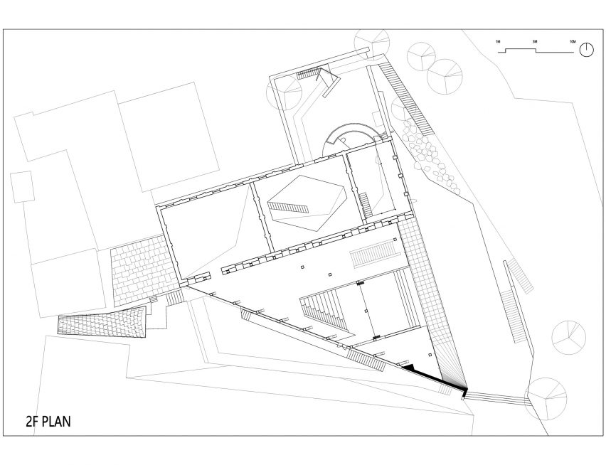 First floor plan of Taihang Xinyu Art Museum