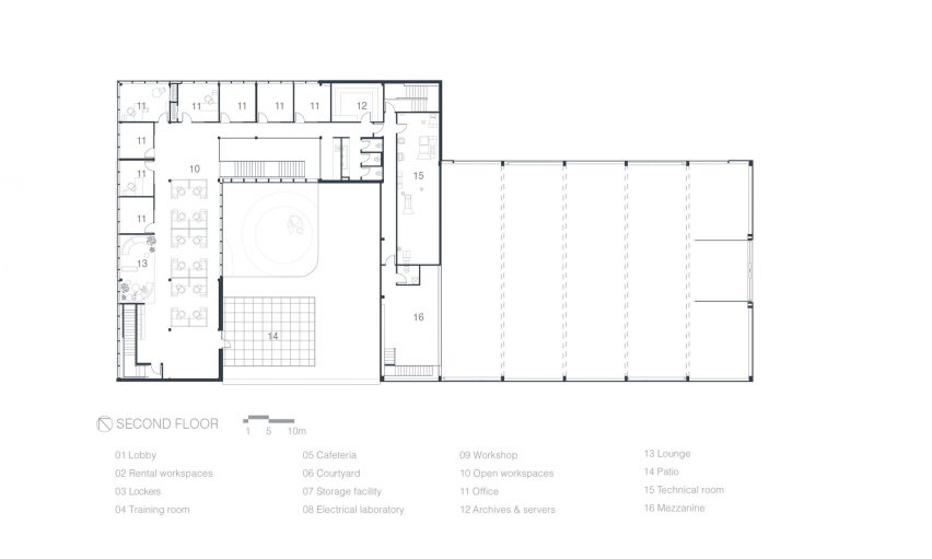 Second floor plan