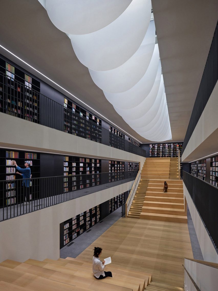 Interior of Shanfeng Academy by Open Architecture
