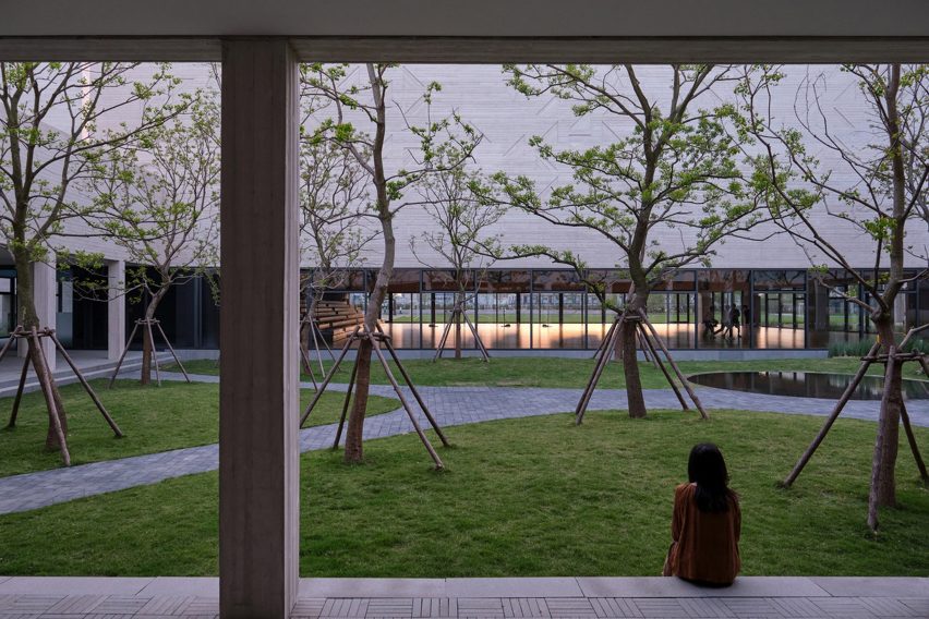 Interior of Shanfeng Academy by Open Architecture