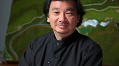 Portrait of architect Shigeru Ban