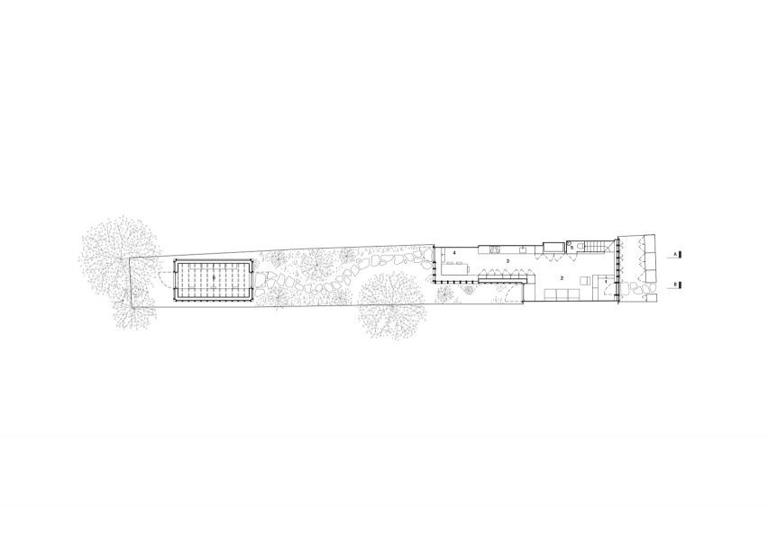 Plan of Spruce House by Ao-ft