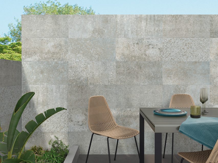 Steel tiles by Ceracasa