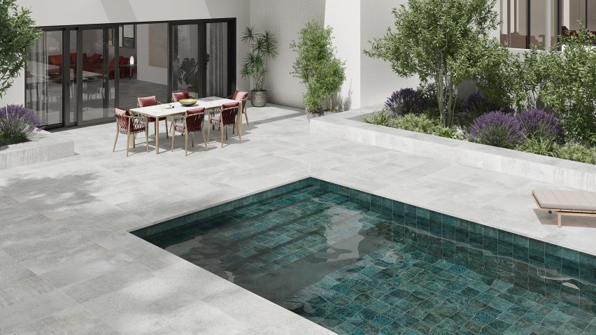 Steel tiles by Ceracasa