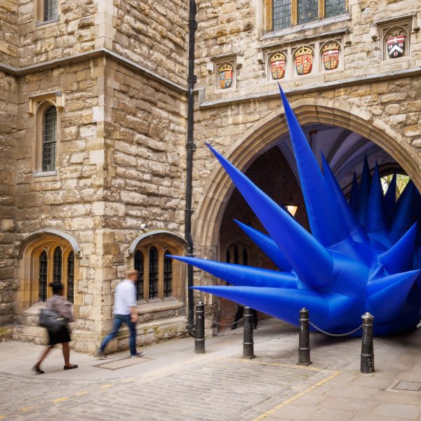 Inflatable sculpture by Steve Messam