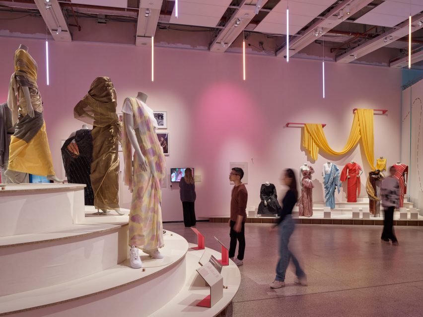 The Offbeat Sari exhibition at the Design Museum