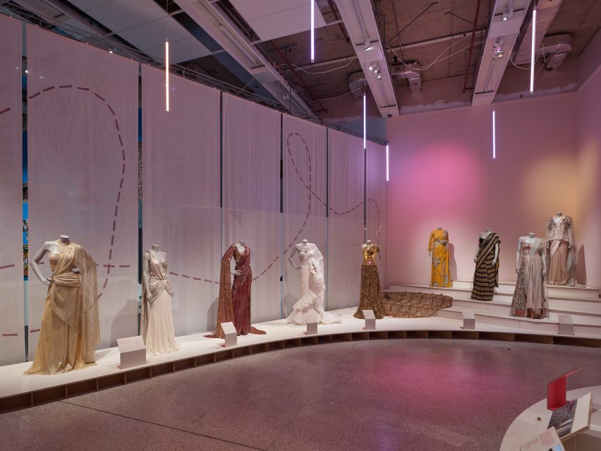 The Offbeat Sari exhibition at the Design Museum