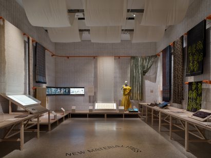 The "new materialities" area of the exhibition