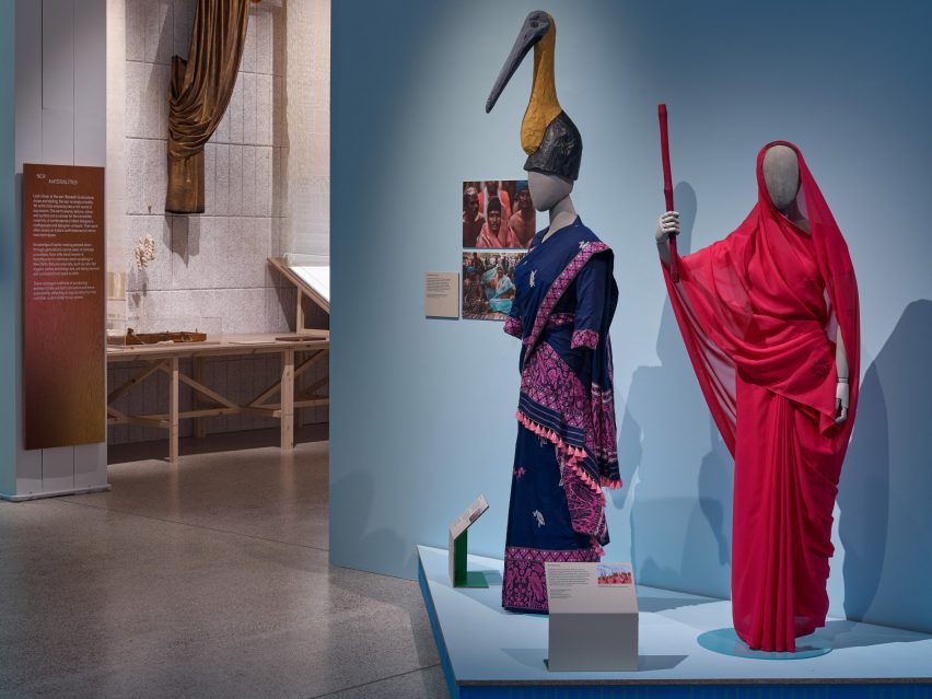 The Offbeat Sari exhibition at the Design Museum