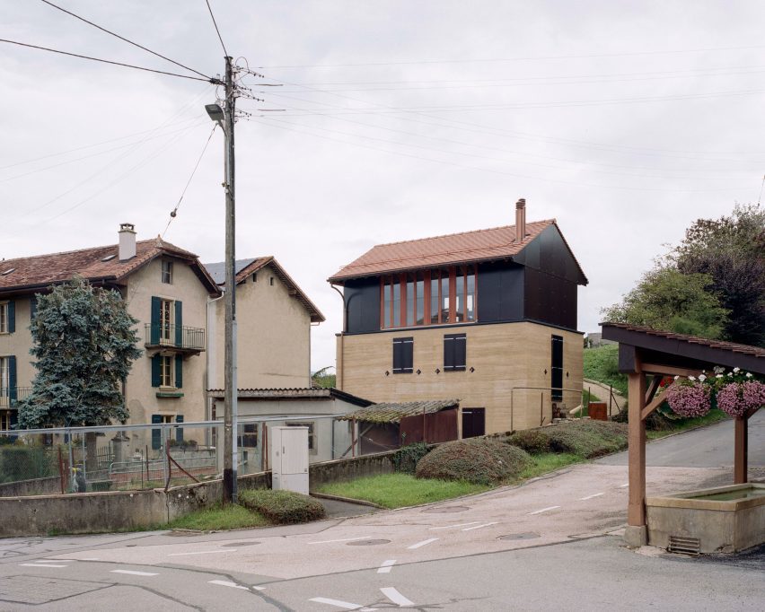 The exterior of The Recipe house in Switzerland by Madeleine Architectes