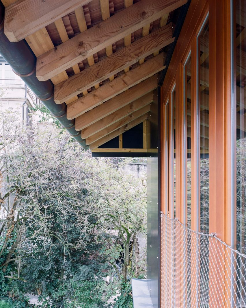 The exterior of The Recipe house in Switzerland by Madeleine Architectes