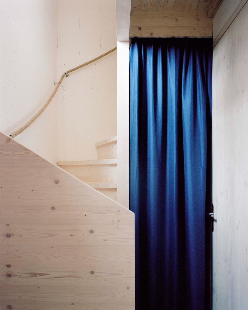 Interior of Recipe house in Switzerland by Madeleine Architectes