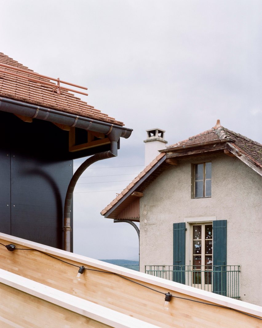 The exterior of The Recipe house in Switzerland by Madeleine Architectes