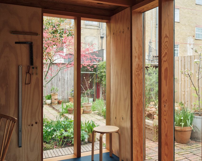 Interior of The Secret Garden Flat by Nic Howett Architect