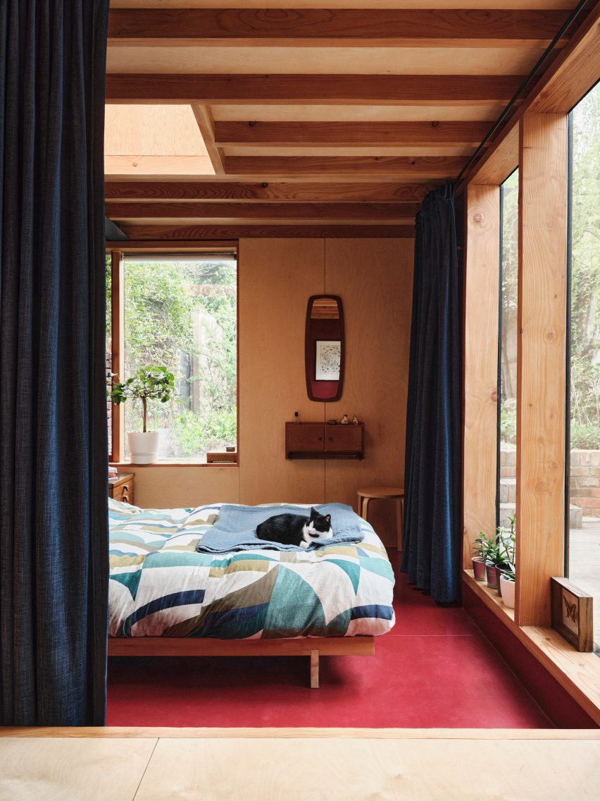 Interior of The Secret Garden Flat by Nic Howett Architect