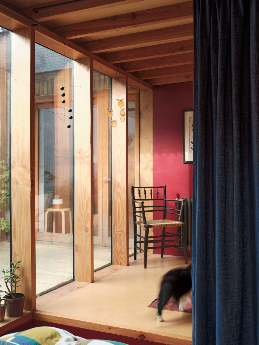 Interior of The Secret Garden Flat by Nic Howett Architect