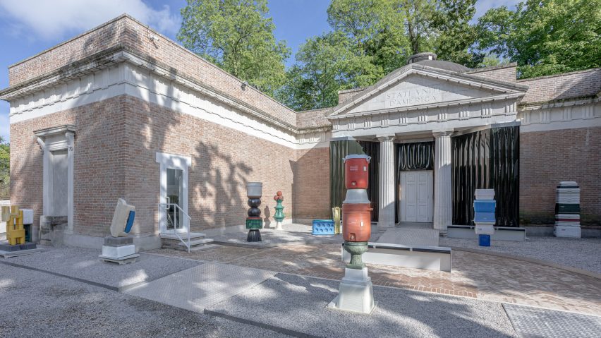 Exterior of US pavilion Venice biennale