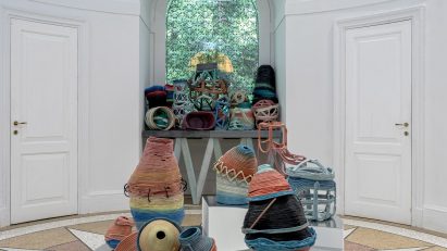 Exhibition at US pavilion Venice architecture biennale