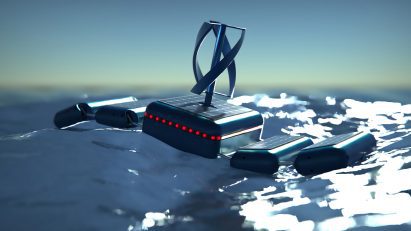 Concept design for WAVR with solar and wind turbine