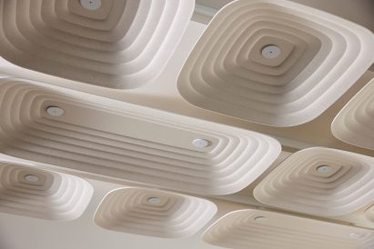 Fuji acoustic ceiling tiles by Woven Image