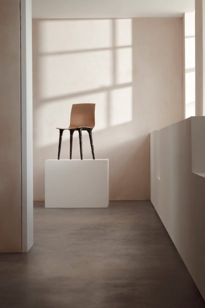 Yaawa dining chair by David Adjaye at Ladbroke Hall