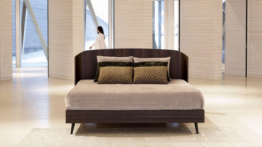 Portuguese furniture brand Wooliv has launched the Zeus bed frame