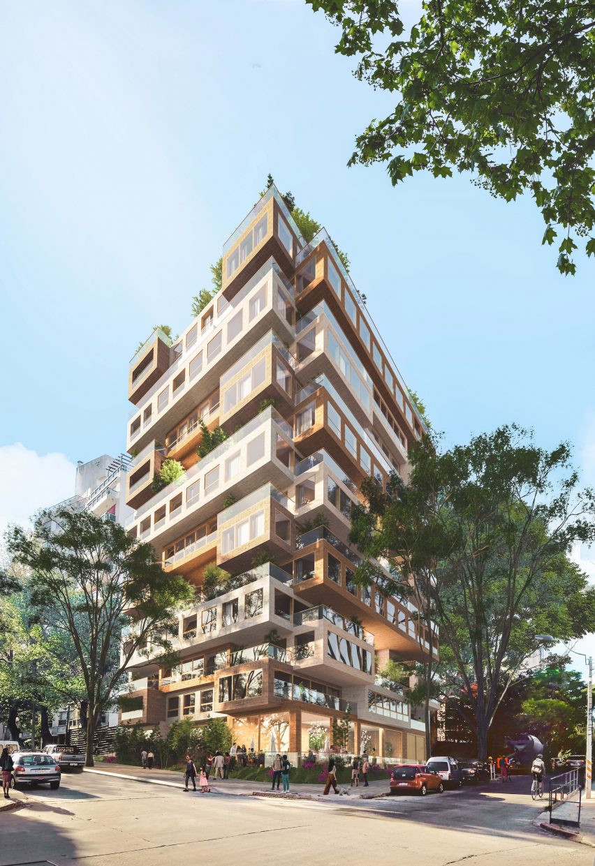 Exterior of Ziel by MVRDV