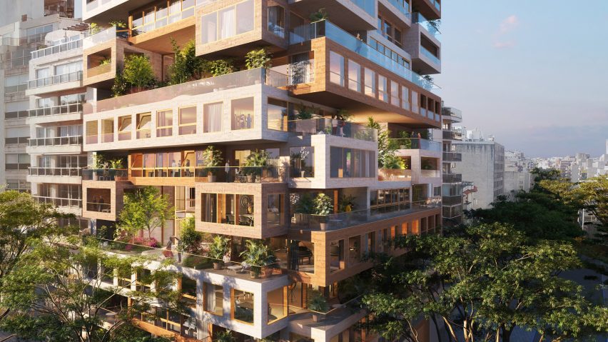 Exterior of Ziel by MVRDV