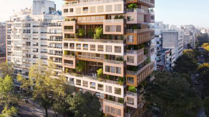 Exterior of Ziel by MVRDV