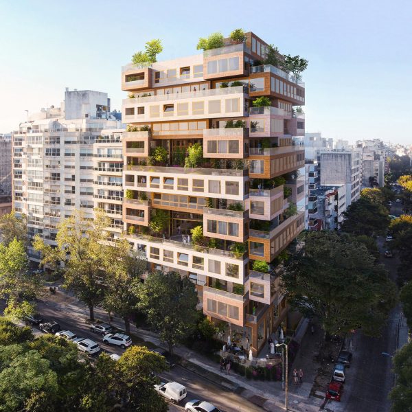 Exterior of Ziel by MVRDV