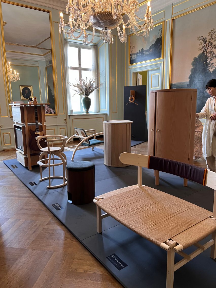 Copenhagen Carpenters’ Guild is showcasing its annual exhibition Carpentry Craft/KBH at Moltke’s Mansion, a baroque building built in 1700.