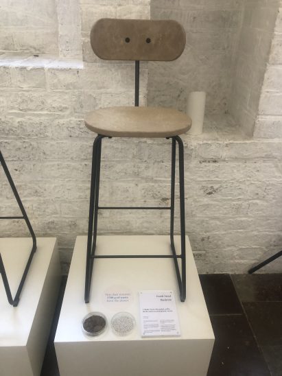 Chair made from waste