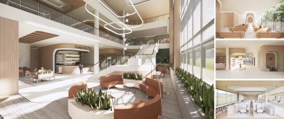 Render of chemotherapy center