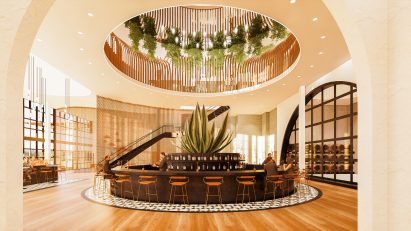 Render of building used for tequila tasting