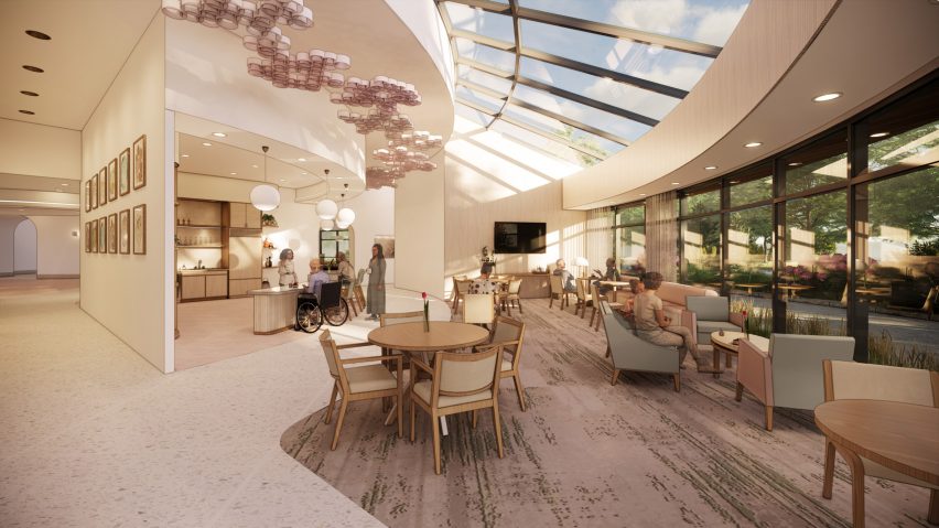 Render of old people's home