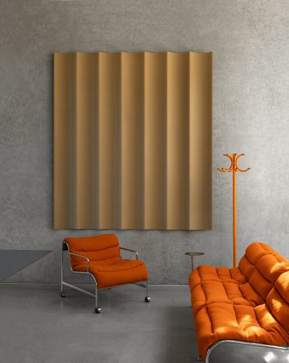 Lammhults Design Group orange chairs