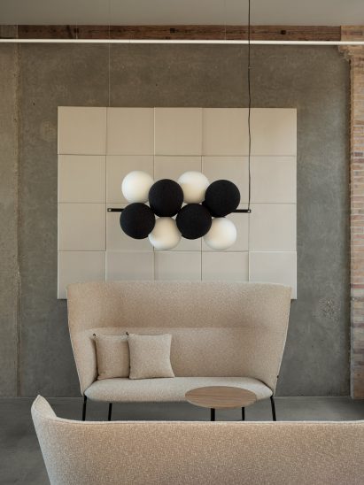 Neutral-coloured sofas