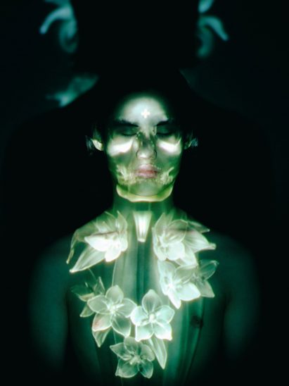 Ghost image of a woman