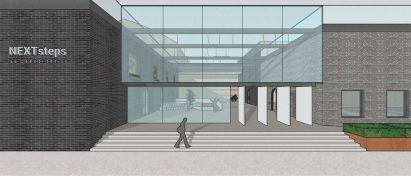 Render of a faith-based community centre