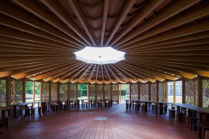 Skylight in Serpentine Pavilion by Lina Ghotmeh