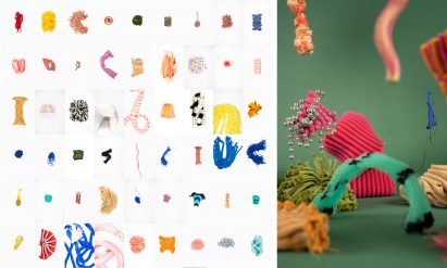 Collection of different items made out of textiles