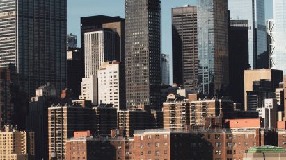 Adjaye Skyscraper amongst skyscrapers in Lower Manhattan
